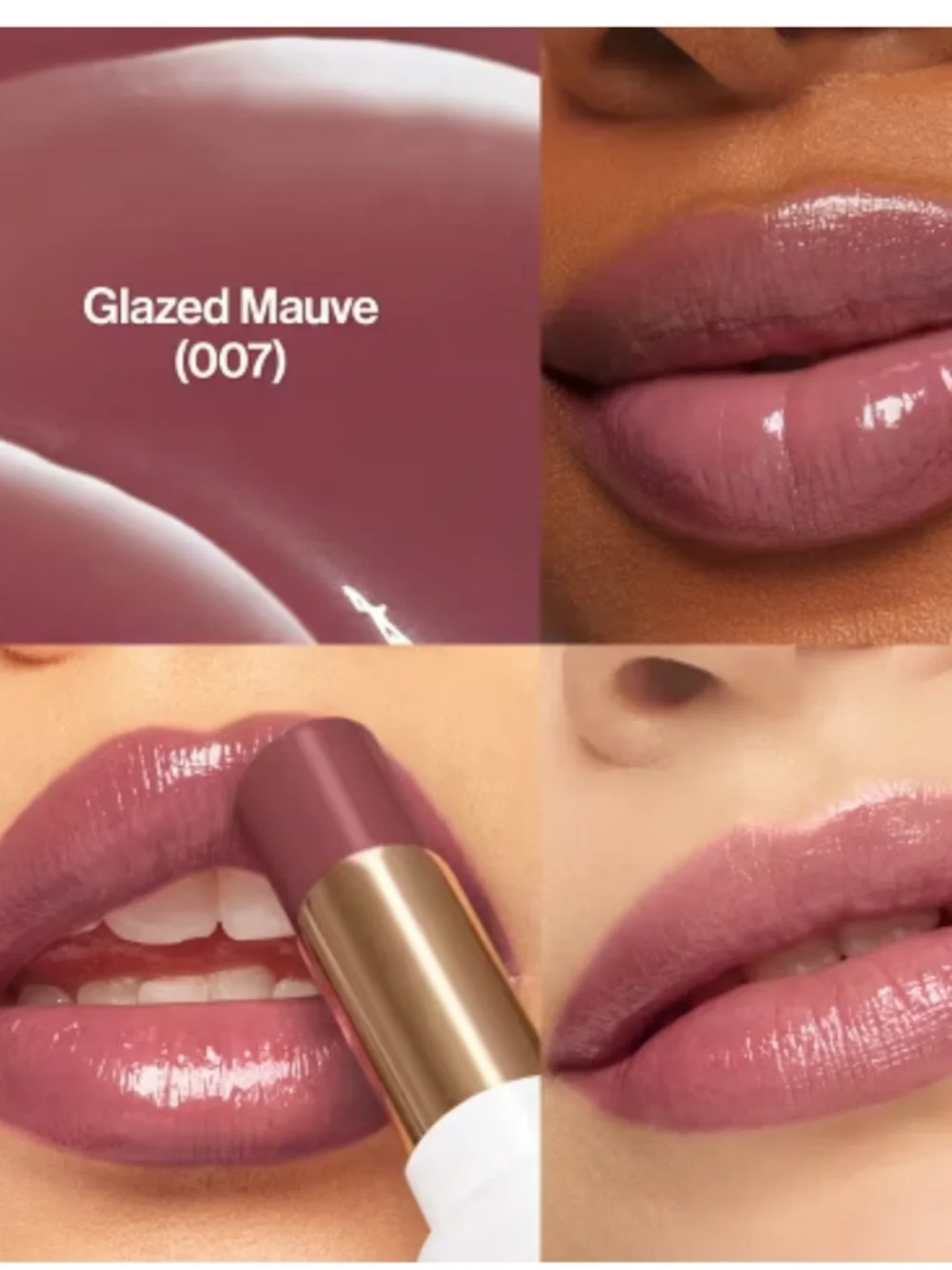 🦋 Revlon Glazed Mauve 07 Super Lustrous Glass Shine Balm New Full Size
